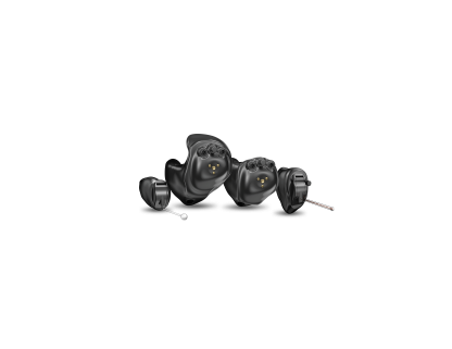Evolv AI Family  - Hearing aid - Custom - Dark background