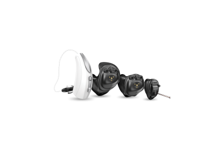 Evolv AI Family  - Hearing aid - Hero - White background - Medium