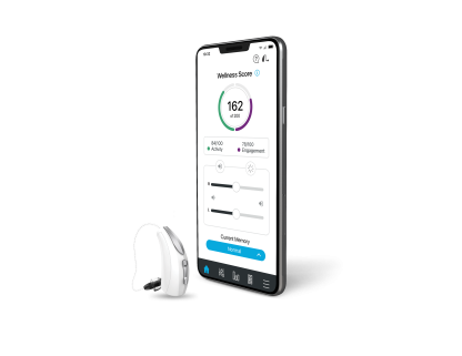 Evolv AI RIC R  - Hearing aid - Device with Thrive - Single - Left - Vertical
