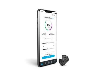 Evolv AI ITE R  - Hearing aid - Device with Thrive - Single - Right - Vertical