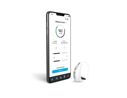 Evolv AI RIC R  - Hearing aid - Device with Thrive - Single - Right - Vertical