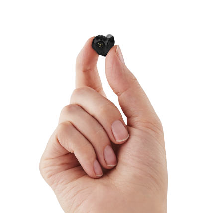 Evolv AI ITC R  - Black - In hand - Pinch