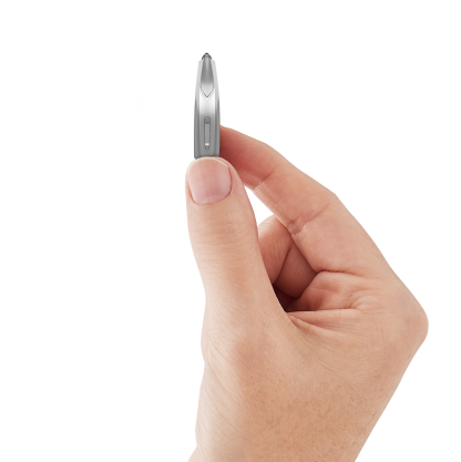 Evolv AI PP BTE 13  - Sterling - In hand - Spine - Earhook