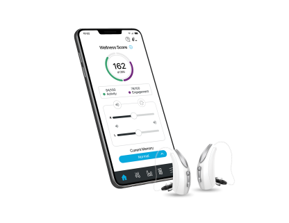 Evolv AI RIC R  - Hearing aid - Device with Thrive - Pair - Right - Inclined