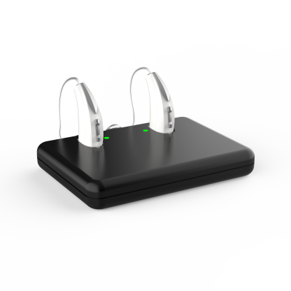 Evolv AI mini Turbo Charger ST Accessory - RIC R - Device in charger - Back 3-4 L