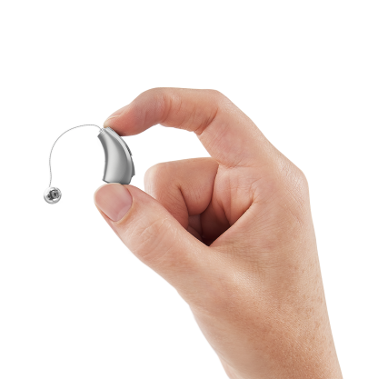 Evolv AI micro RIC 312  - Sterling - In hand - Pinch